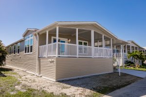 Angled view of a house
